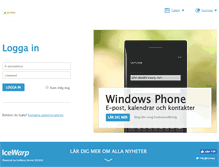 Tablet Screenshot of mail.vidvinkel.se